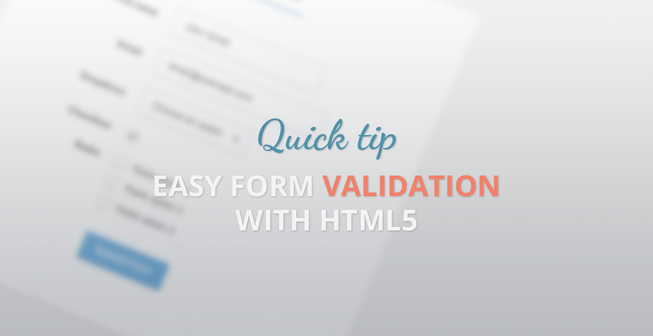 easy-form-validation-html5