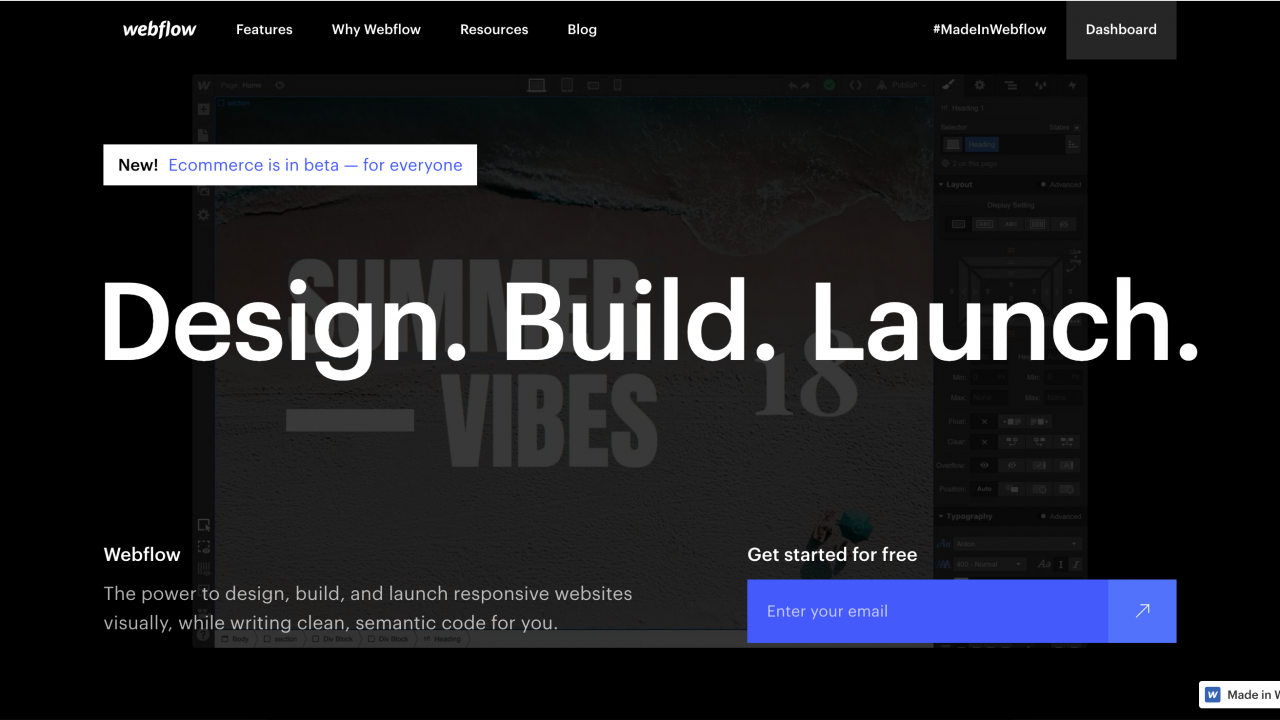 Webflow – The modern way to build for the web
