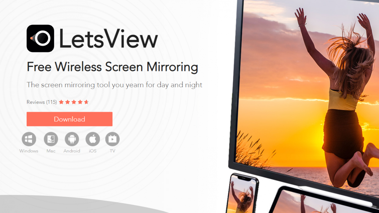 LetsView – Free Wireless Screen Mirroring
