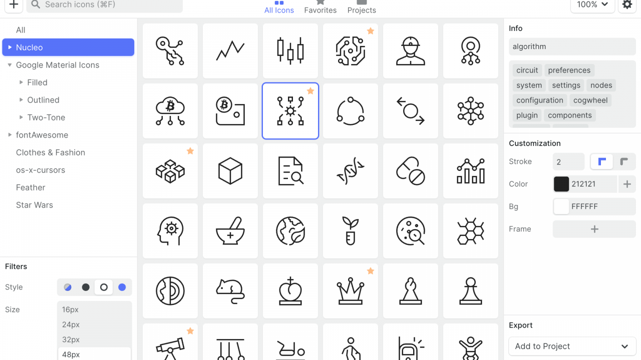 Nucleoapp – Icon management, solved