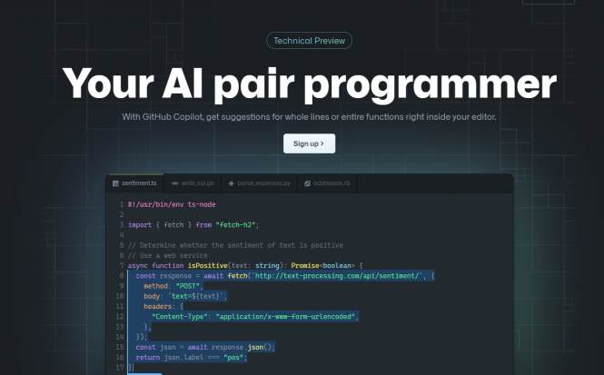 Copilot github – Your AI pair programmer