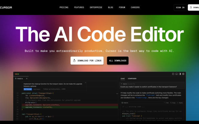 Cursor – The AI Code Editor