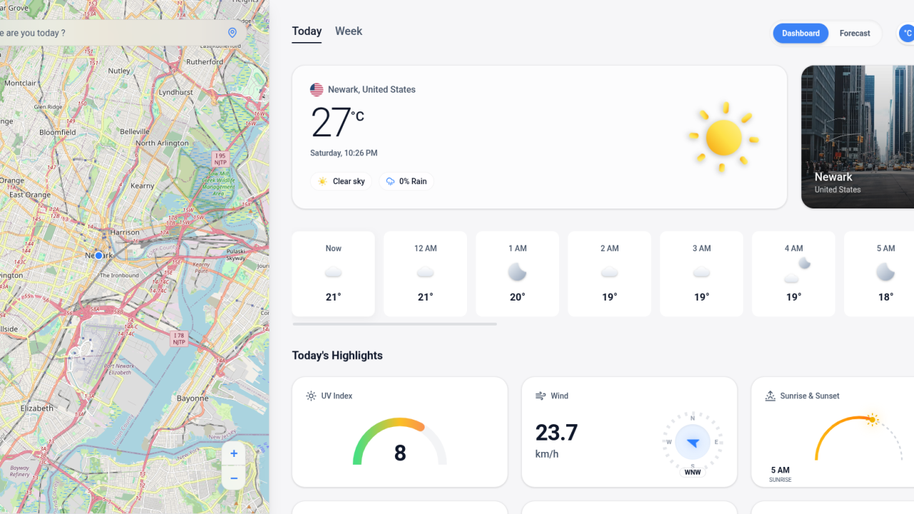 Introducing My New Weather App: Real-Time Updates, Right in Your Browser!