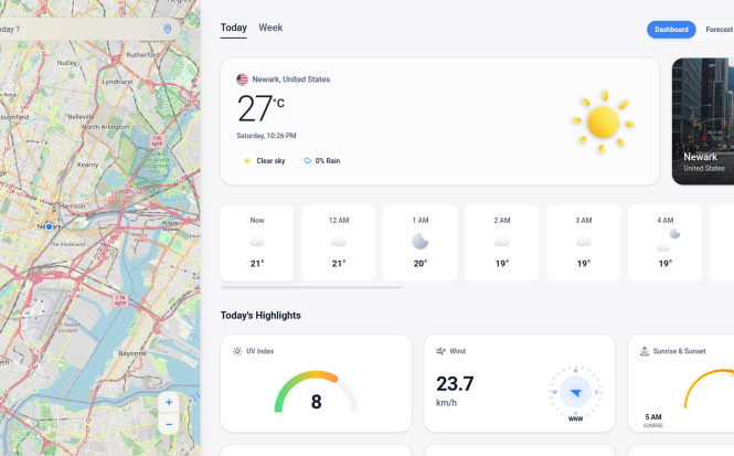 Introducing My New Weather App: Real-Time Updates, Right in Your Browser!