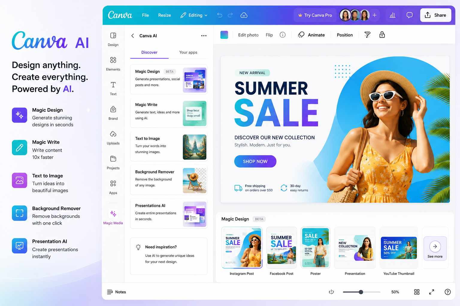 Canva AI Editor