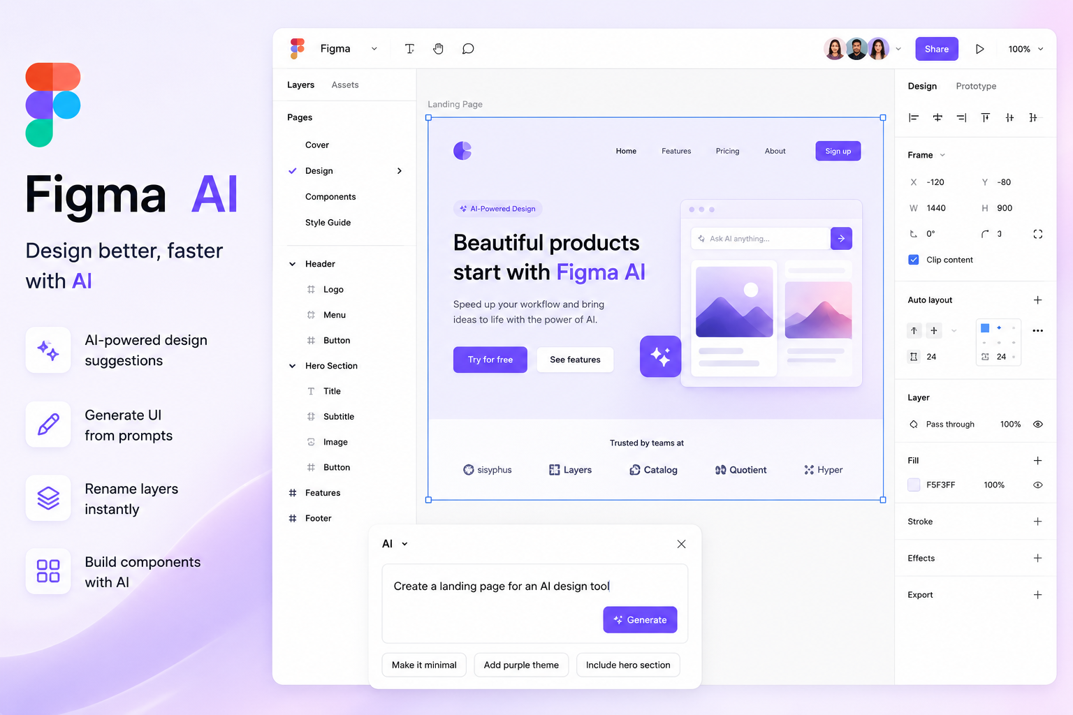 Figma AI Interface